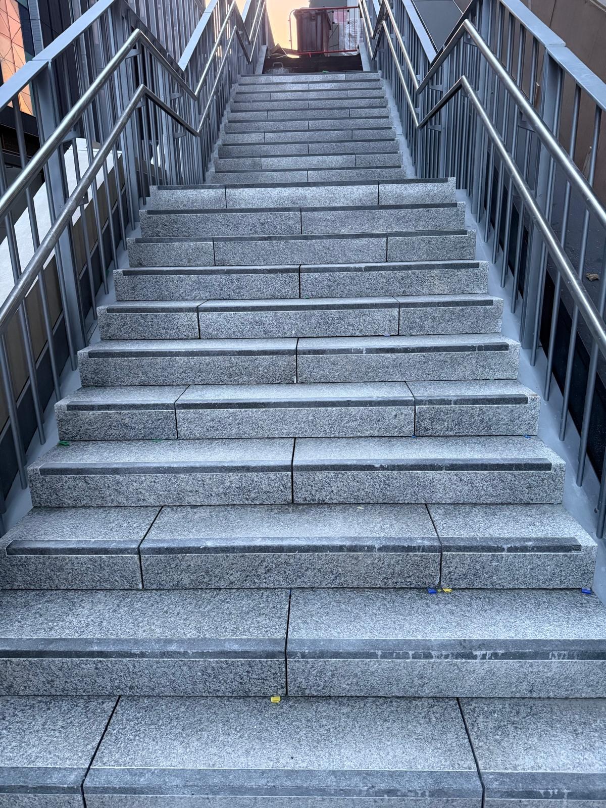 Granite staircase